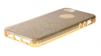 Накладка силиконовая Shine Блестящая iPhone 5/5S/SE Золотой - фото, изображение, картинка