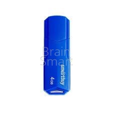 USB 2.0 Флеш-накопитель 4GB SmartBuy Clue Синий* - фото, изображение, картинка