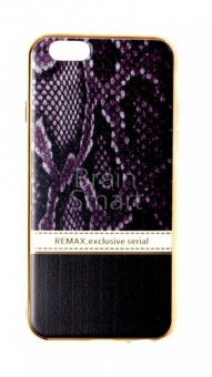 Накладка силиконовая Remax Exclusive Serial Snake iPhone 6 Фиолетовый - фото, изображение, картинка