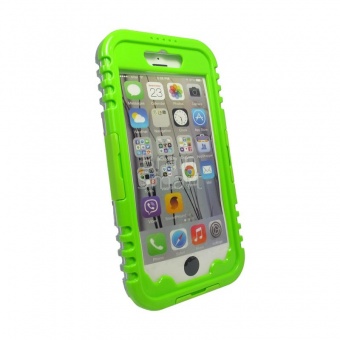 Чехол водонепроницаемый (IP-68) iPhone 6/7/8 Plus Зеленый - фото, изображение, картинка