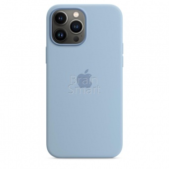 Накладка Silicone Case Original iPhone 13 Pro Max (43) Небесно-Голубой - фото, изображение, картинка