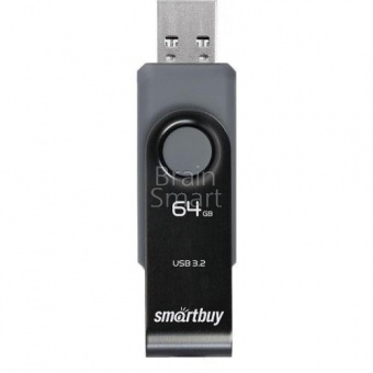 USB 3.1 Флеш-накопитель 64GB SmartBuy Twist Dual Type-C/Type-A OTG Серый* - фото, изображение, картинка