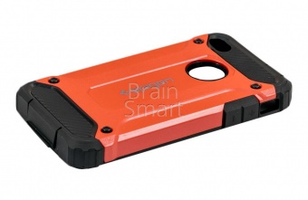 Накладка противоударная New Spigen iPhone 4/4S Красный - фото, изображение, картинка