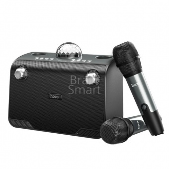 Колонка Bluetooth Hoco  BS41 Plus Karaoke Черный* - фото, изображение, картинка