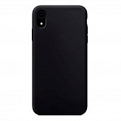 Накладка Silicone Case Original iPhone XR (18) Чёрный* - фото, изображение, картинка