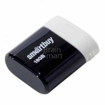 USB 2.0 Флеш-накопитель 16GB SmartBuy Lara Черный - фото, изображение, картинка