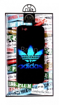 Накладка силиконовая NXE iPhone 5/5S/SE Adidas (2428) - фото, изображение, картинка