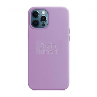Накладка Silicone Case Original iPhone 12 Pro Max (41) Светло-Фиолетовый - фото, изображение, картинка
