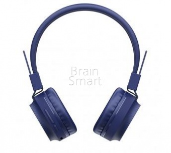 Наушники накладные Bluetooth Hoco W25 Синий* - фото, изображение, картинка