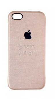 Накладка пластиковая Back Cover под кожу iPhone 5/5S/SE Золотой - фото, изображение, картинка