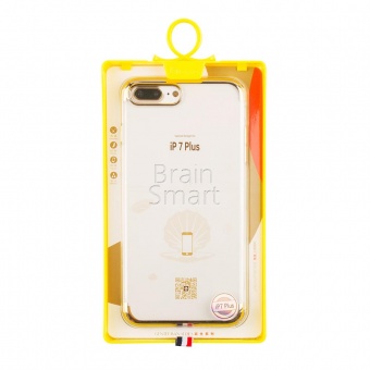 Накладка пластиковая Oucase Bins plating Series iPhone 7 Plus/8 Plus С окантовкой Золотой - фото, изображение, картинка