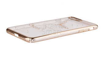 Накладка пластик Kingxbar Classic Series-Jade Dragonfly Swarovski iPhone 7 Plus/8 Plus Золотой - фото, изображение, картинка