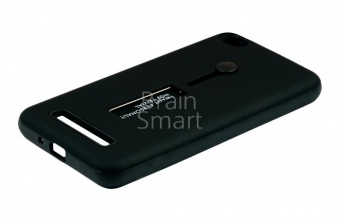 Накладка противоударная Xmart с подставкой Xiaomi Redmi 4А Черный - фото, изображение, картинка