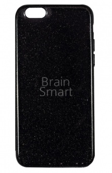 Накладка силиконовая Oucase Gold Powder Series iPhone 6/6S Черный - фото, изображение, картинка