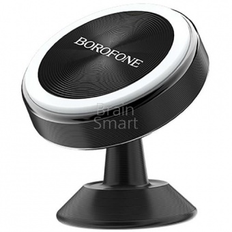 Автомобильный держатель Borofone  BH5 Platinum Metal Magnetic Черный - фото, изображение, картинка