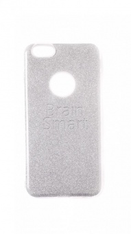 Накладка силиконовая Shine Блестящая iPhone 6 Plus Серебряный - фото, изображение, картинка