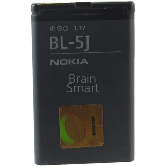 Аккумуляторная батарея Nokia BL-5J (5228/5230/5800/Asha200/302/X6/C3/X1-01/Lumia520/525/530)тех.упак - фото, изображение, картинка