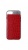 Накладка силиконовая с кожаной вставкой iPhone 7/8 Красный/Серебряный - фото, изображение, картинка