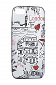 Накладка силиконовая Umku iPhone 5/5S/SE Лондон (6)
