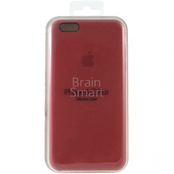 Накладка Silicone Case Original iPhone 6 Plus/6S Plus (25) Красная Камелия - фото, изображение, картинка