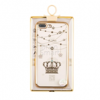 Накладка силиконовая Oucase Unique Lauder Series iPhone 7 Plus/8 Plus Crown - фото, изображение, картинка