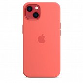 Накладка Silicone Case Original iPhone 13 mini (65) Персиковый - фото, изображение, картинка