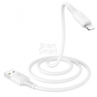 USB кабель Lightning Borofone BX47 2.4A (1м) Белый* - фото, изображение, картинка