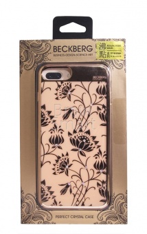 Накладка силиконовая Beckberg iPhone 6 Plus/7 Plus/8 Plus Золото - фото, изображение, картинка
