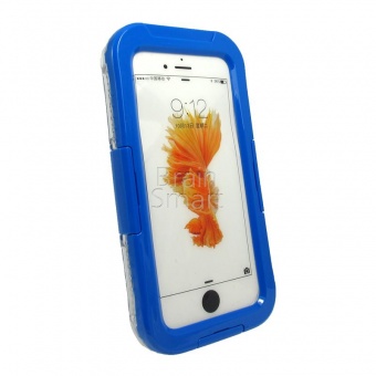 Чехол водонепроницаемый (IP-68) iPhone 7/8 Синий - фото, изображение, картинка