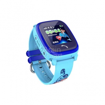 Умные часы Smart Baby Watch DF25 (влагозащита IP67/GPS) Голубой - фото, изображение, картинка