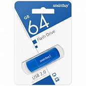 USB 2.0 Флеш-накопитель 64GB SmartBuy Scout Синий* - фото, изображение, картинка