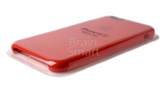 Накладка Silicone Case Original iPhone 6/6S (13) Ярко-Оранжевый - фото, изображение, картинка