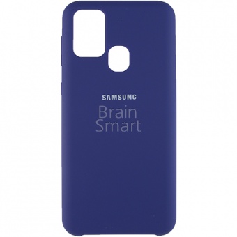 Накладка Silicone Case Samsung M315 (M31 2020) (36) Фиолетовый - фото, изображение, картинка
