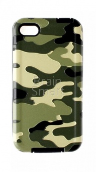Накладка силиконовая Motomo iPhone 4/4S Safari Зеленый - фото, изображение, картинка
