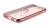 Накладка силиконовая со стразами Павлин Iphone 5/5S/SE Розовый - фото, изображение, картинка