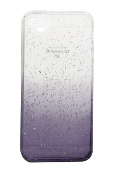 Накладка силиконовая Oucase Colorful Series iPhone 5/5S/SE Градиент Фиолетовый - фото, изображение, картинка
