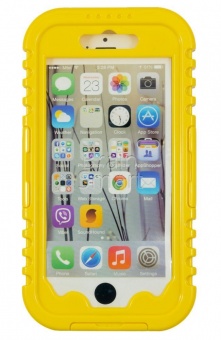 Чехол водонепроницаемый (IP-68) iPhone 6/6S Желтый - фото, изображение, картинка