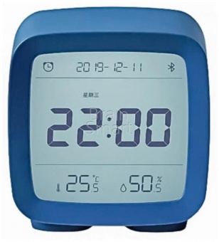 Метеостанция-Будильник Xiaomi Qingping Bluetooth Alarm Clock (CGD1) Синий* - фото, изображение, картинка