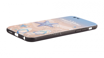 Накладка силиконовая Oucase Style Series iPhone 6 (FG-028) Пляж - фото, изображение, картинка