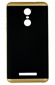 Накладка противоударная iPaky (C-Case) Xiaomi Redmi Note 3 Черный/Золотой