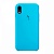 Накладка Silicone Case Original iPhone XR (16) Голубой - фото, изображение, картинка
