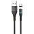 USB кабель Micro Magnetic Borofone BU16 Skill (1,2м/2,4A) Черный - фото, изображение, картинка