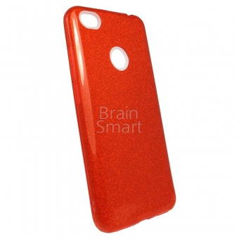 Накладка силиконовая Shine Блестящая Xiaomi Redmi Note 5A Красный - фото, изображение, картинка