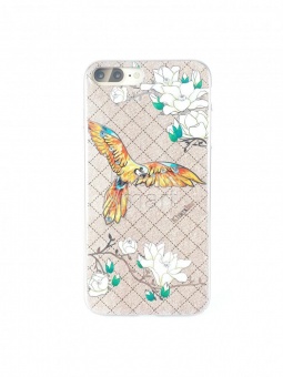 Накладка пластик Kingxbar Fairy Land Series-Parrot Swarovski iPhone 7 Plus Золотой
