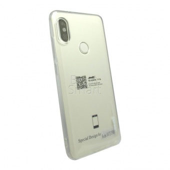 Накладка силиконовая SMTT Simeitu Soft touch Xiaomi Redmi Note 5 Pro Прозрачный - фото, изображение, картинка