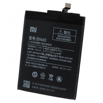 Аккумуляторная батарея Original Xiaomi BN40 (Redmi 4 Prime/Redmi 4 Pro) тех.упак - фото, изображение, картинка