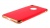 Накладка силиконовая Aspor Status Collection iPhone 7 Plus/8 Plus Красный/Золотой - фото, изображение, картинка