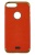 Накладка пластиковая Oucase Magnetic leather Earl Series iPhone 7 Plus/8 Plus Красный/Золотой - фото, изображение, картинка