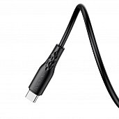 USB кабель Type-C Borofone BX48 3,0A (1м) Черный* - фото, изображение, картинка