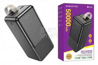 Внешний аккумулятор Borofone BJ33D 50000 mAh (22.5W/PD30W/QC 3.0) Черный* - фото, изображение, картинка